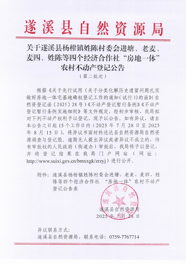 楊柑鎮(zhèn)姓陳村委會(huì)進(jìn)塘、老麥、麥四、姓陳等五個(gè)經(jīng)濟(jì)合作社不動(dòng)產(chǎn)登記公告（第二批次）（歷史遺留問(wèn)題）_頁(yè)面_1.jpg