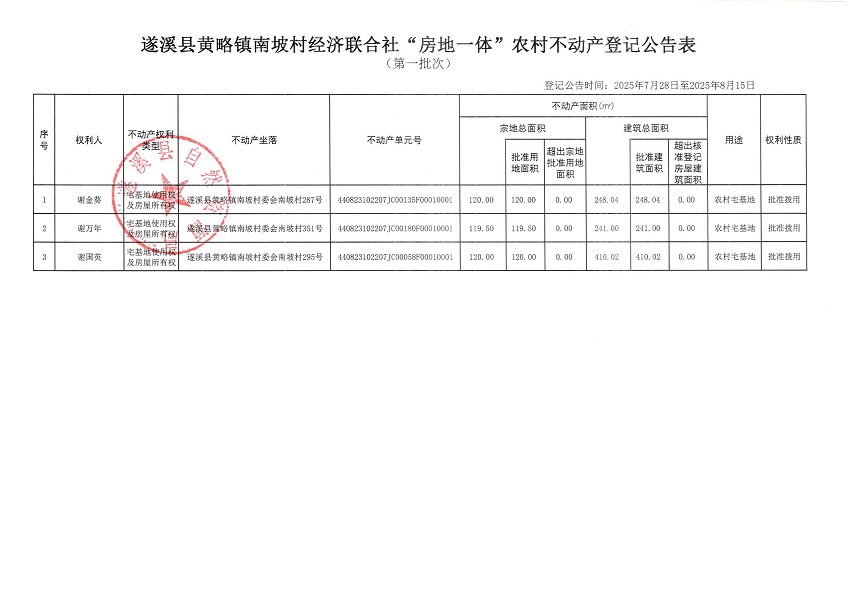 黃略鎮(zhèn)南坡村經(jīng)濟(jì)聯(lián)合社不動產(chǎn)登記公告（第一批次）（歷史遺留問題）_頁面_2.jpg