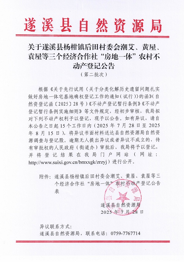 楊柑鎮(zhèn)后田村委會(huì)潮艾等三個(gè)經(jīng)濟(jì)合作社不動(dòng)產(chǎn)登記公告（第二批次）（歷史遺留問(wèn)題）_頁(yè)面_1.jpg
