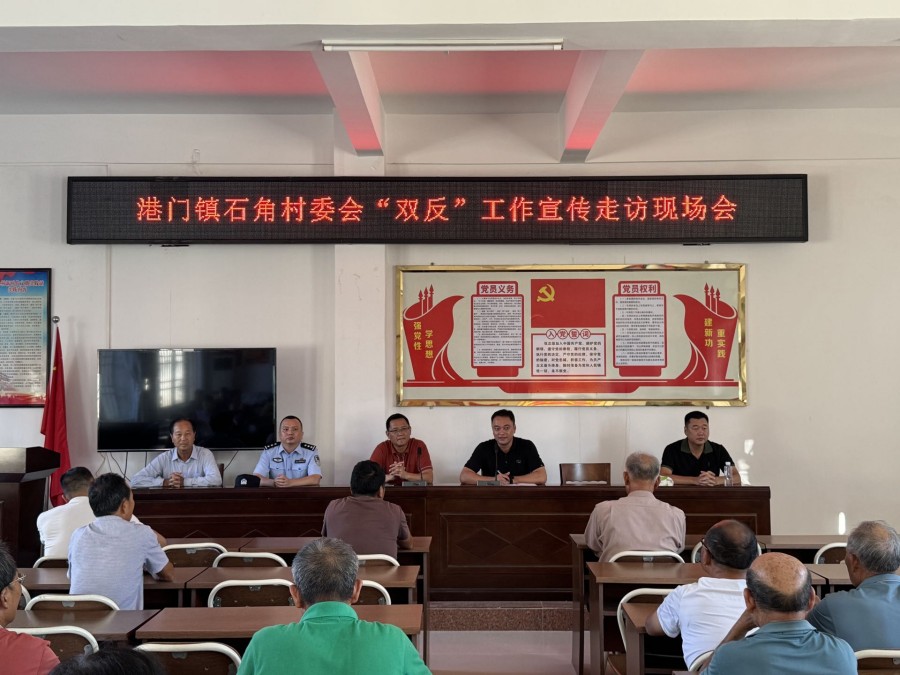 港門鎮(zhèn)深入沿海村開(kāi)展“雙反”宣傳工作走訪現(xiàn)場(chǎng)會(huì)