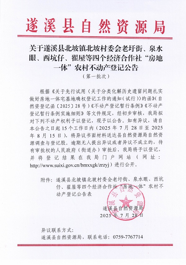 北坡鎮(zhèn)北坡村委會(huì)老圩街等四個(gè)經(jīng)濟(jì)合作社不動(dòng)產(chǎn)登記公告（第一批次）（歷史遺留問題）_頁(yè)面_1.jpg